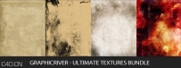 磨伤划痕贴图素材 GraphicRiver – Ultimate Textures Bundle