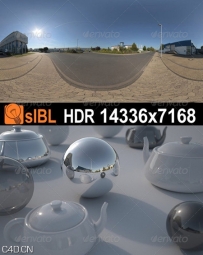 户外景观HDRI素材合集 3docean – HDR 085 Road sIBL